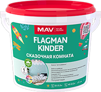 Краска FLAGMAN KINDER для высококачественной «экологически безопасной» отделки помещений